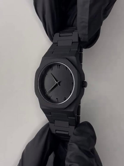 Black Arabic Aura Watch (Fiber) - Huizen