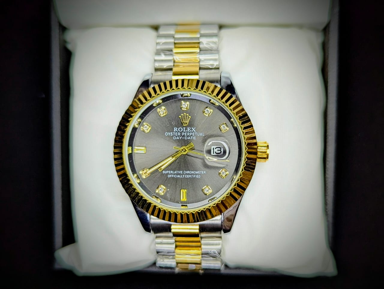 Rolex Oyerter Pepretual Day Date (Dark Grey) - Huizen