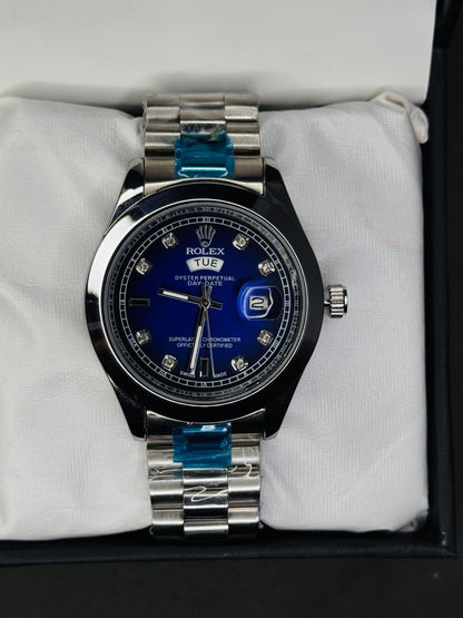 Blue Rolex Day Date