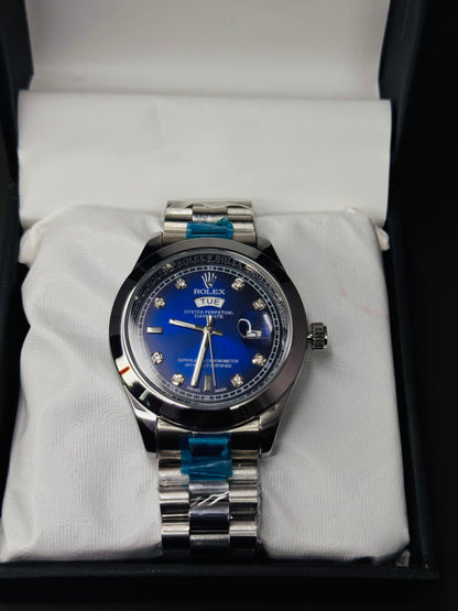 Blue Rolex Day Date
